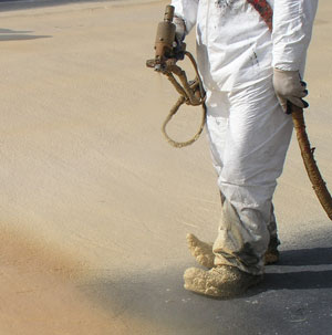 attic insulation using spray foam